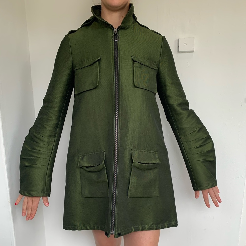 Alexander Wang Green Metallic Jacket